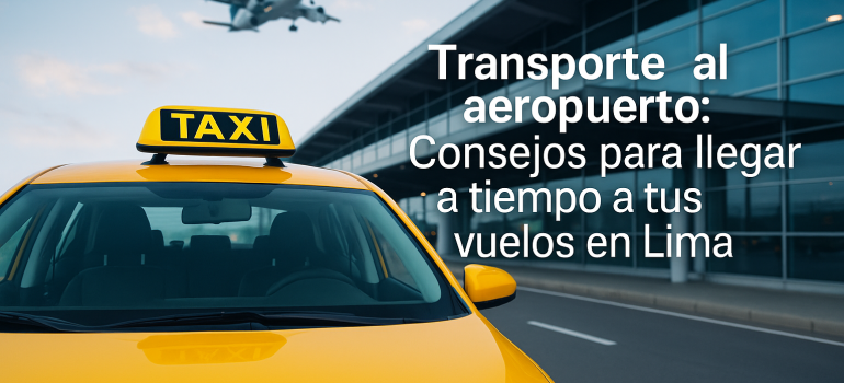 Transporte al aeropuerto: Consejos para llegar a tiempo a tus vuelos en Lima